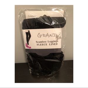 Black Fleece Lined Leggings - 2nd of 2 Pairs Available